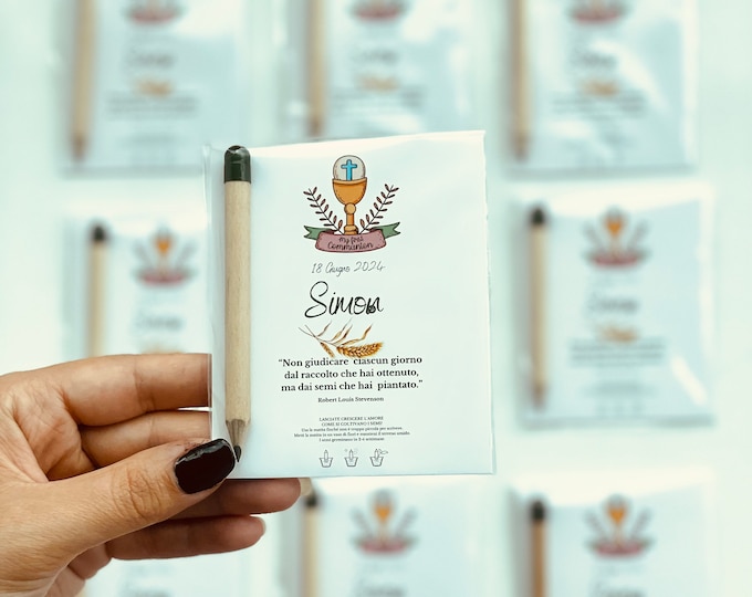 Personalized Pencil Favors: Baptism, First Communion, Confirmation