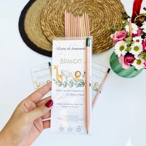 Penna con semi personalizzata Bomboniere di ringraziamento Bomboniera piantabile per gli invitati al matrimonio Bomboniere personalizzate ecologiche per gli ospiti