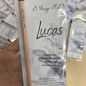 Stylo de graines personnalisé Merci favorise la faveur plantable pour les invités du mariage Faveurs écologiques pour les invités