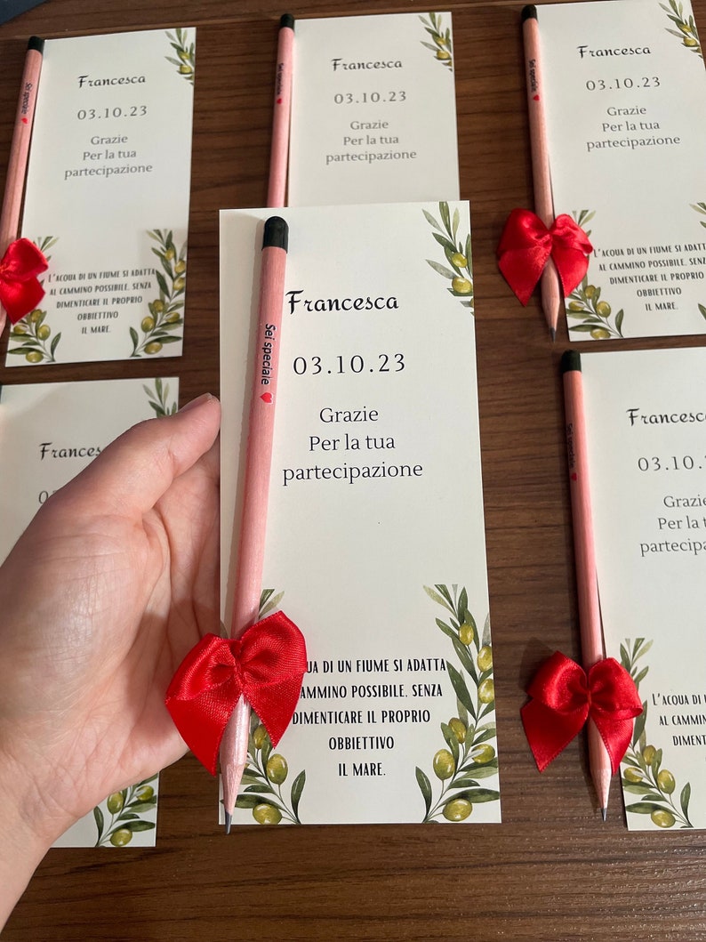Nature Friendly Pencil//Personalized seed pen Thank You Favors Plantable Favor For Wedding Guests Custom Eco Friendly Favors For Guests