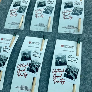 Personalized Graduation Seed Pen Favors, Eco-Friendly Card image 2