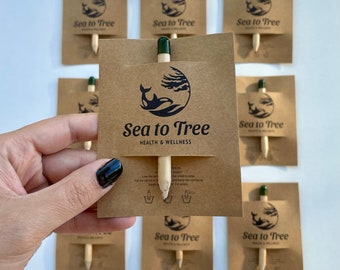 Personalized Seed Pencil Favors: Plantable Company Gift