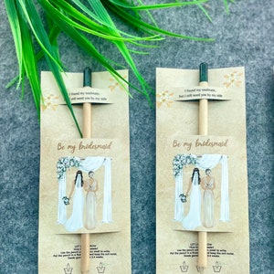 Tarjetas de propuesta de dama de honor, personalizado ¿Serás mi tarjeta de dama de honor, tarjeta de dama de honor, regalo de dama de honor de agradecimiento, propuesta de dama de honor?