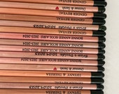 Personalized Plantable Seed Pencils, Eco-Friendly Wedding Favors