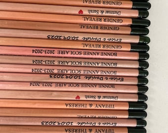 Lápices de semillas plantables personalizados, regalos de boda ecológicos