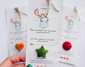 Segnalibro personalizzato in carta con semi, regalo di ringraziamento piantabile, bomboniera personalizzata per battesimo, bomboniera sostenibile per feste.
