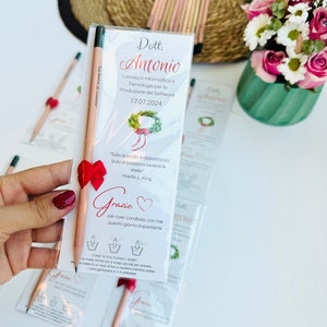 Stylo à graines personnalisé Cadeaux de remerciement Cadeau à planter pour les invités du mariage Cadeaux écologiques personnalisés pour les invités