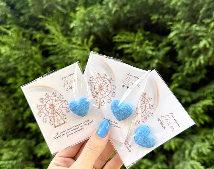 Personalized Plantable Seed Paper , Baptism Baby Shower Favors, Wildflower Memories