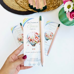 Penna per semi personalizzata, bomboniere di ringraziamento, bomboniere piantabili per gli ospiti del matrimonio, bomboniere ecologiche personalizzate per gli ospiti