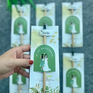Tarjetas de propuesta de dama de honor, personalizado ¿Serás mi tarjeta de dama de honor, tarjeta de dama de honor, regalo de dama de honor de agradecimiento, propuesta de dama de honor?