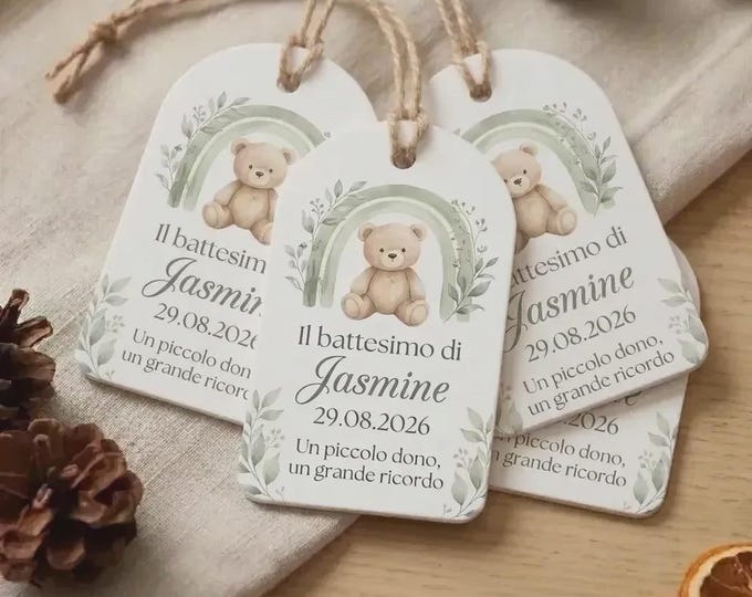 Personalized Baby Shower Favor Magnet Custom Eco Friendly Bookmark Gift Bulk Save The Date