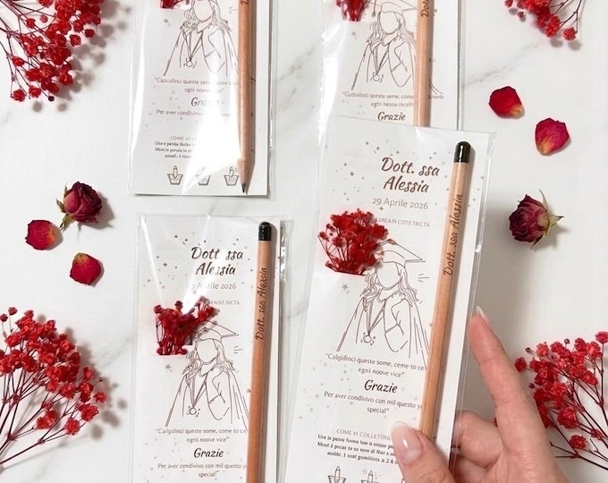 Graduation Flower Seed Pencil  Favors: Class of 2025 Eco-Friendly Gift