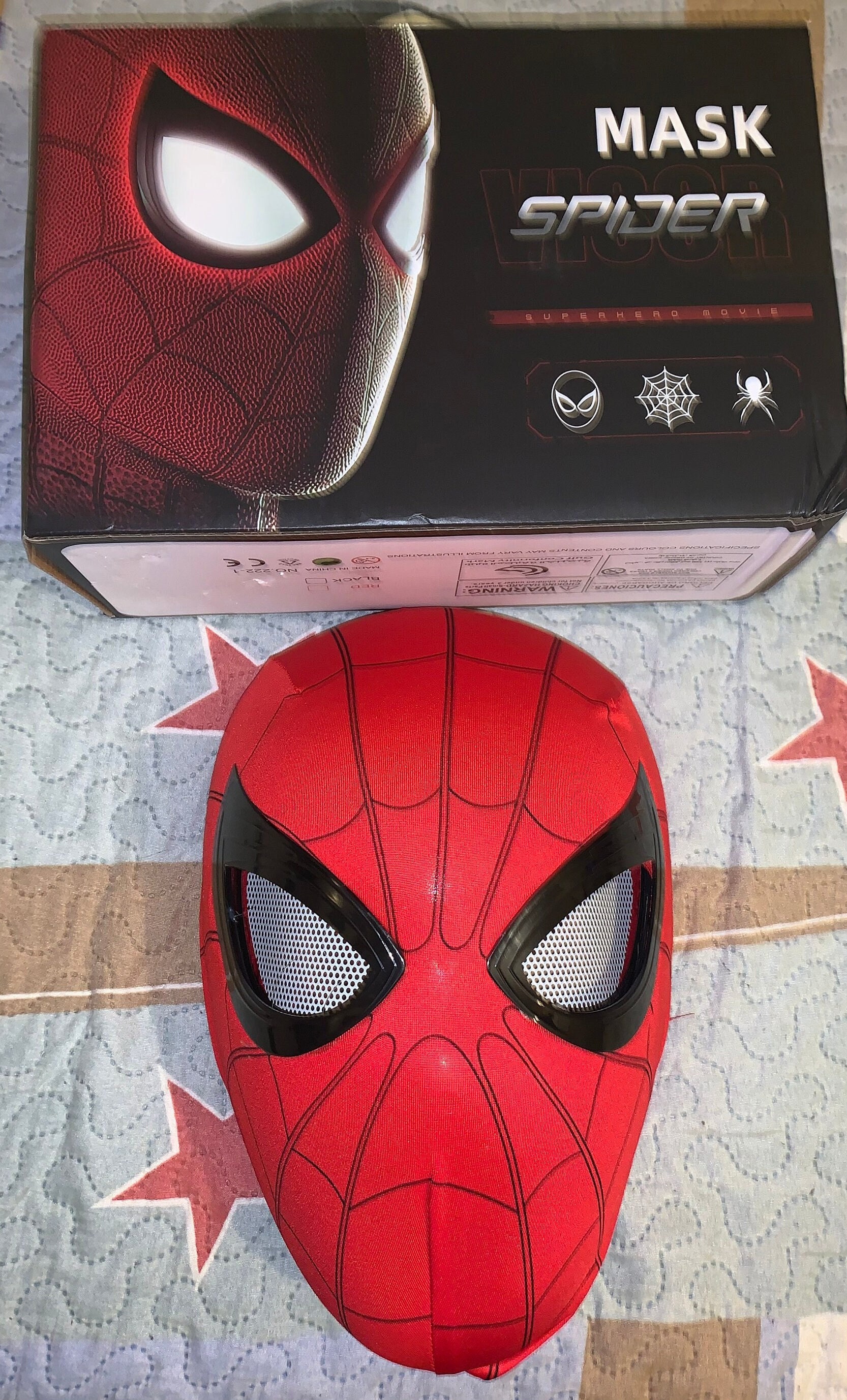 Buy Spiderman Blinking Eyes, Moving Eyes Mask,spiderman Mask,spiderman