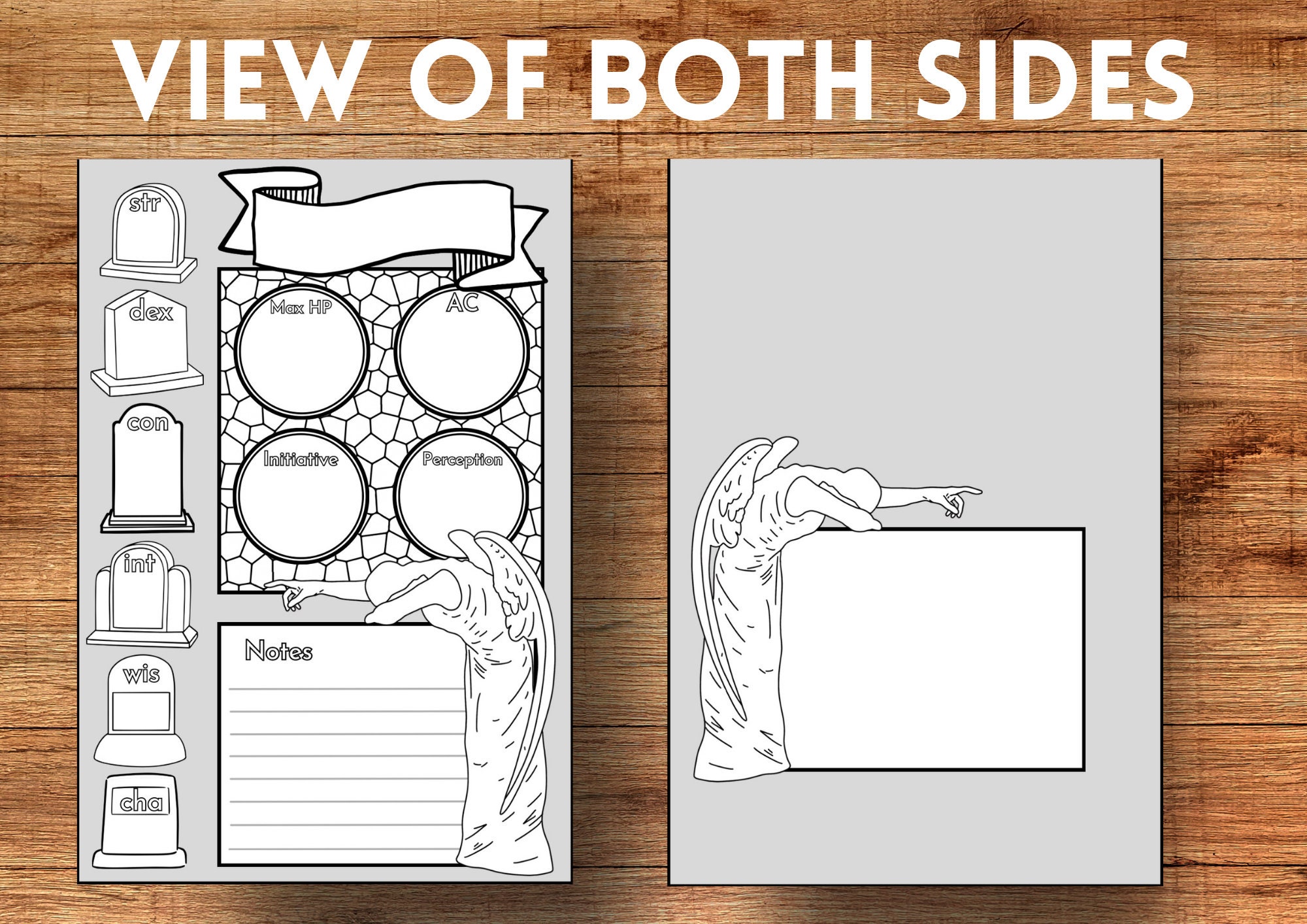 D&amp;D 5e Initiative Tracker Printable Dungeons and Dragons Cards ...