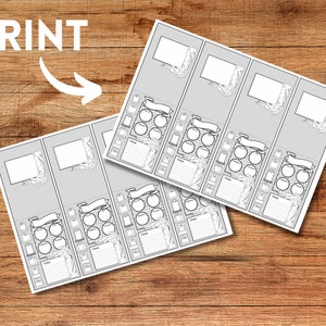 D&amp;D 5e Initiative Tracker Printable Dungeons and Dragons Cards ...