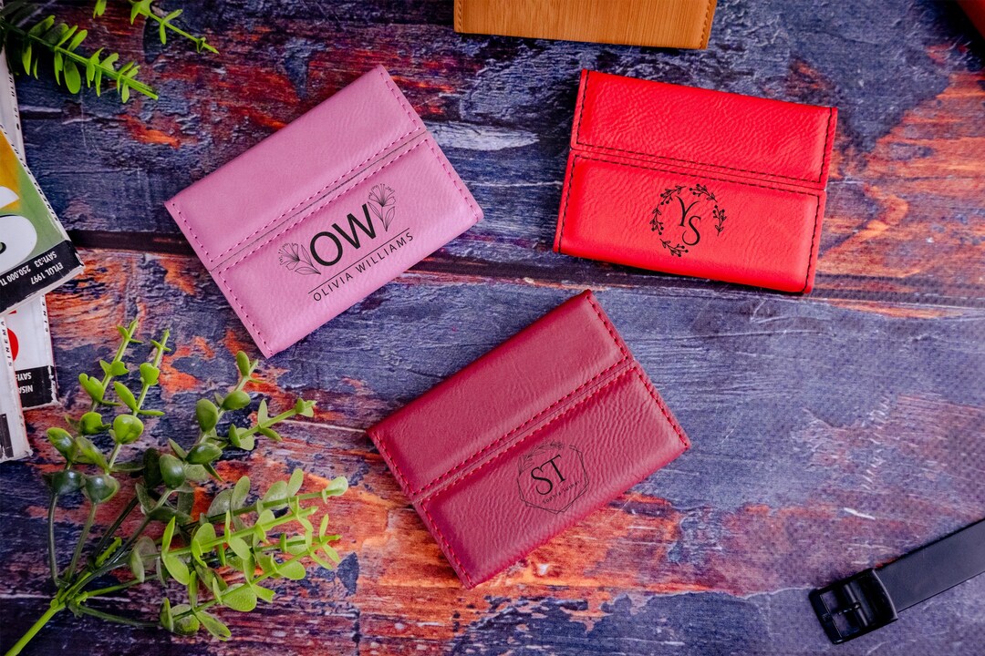 Customized Business Card Holder, Business Card Holder for Purse