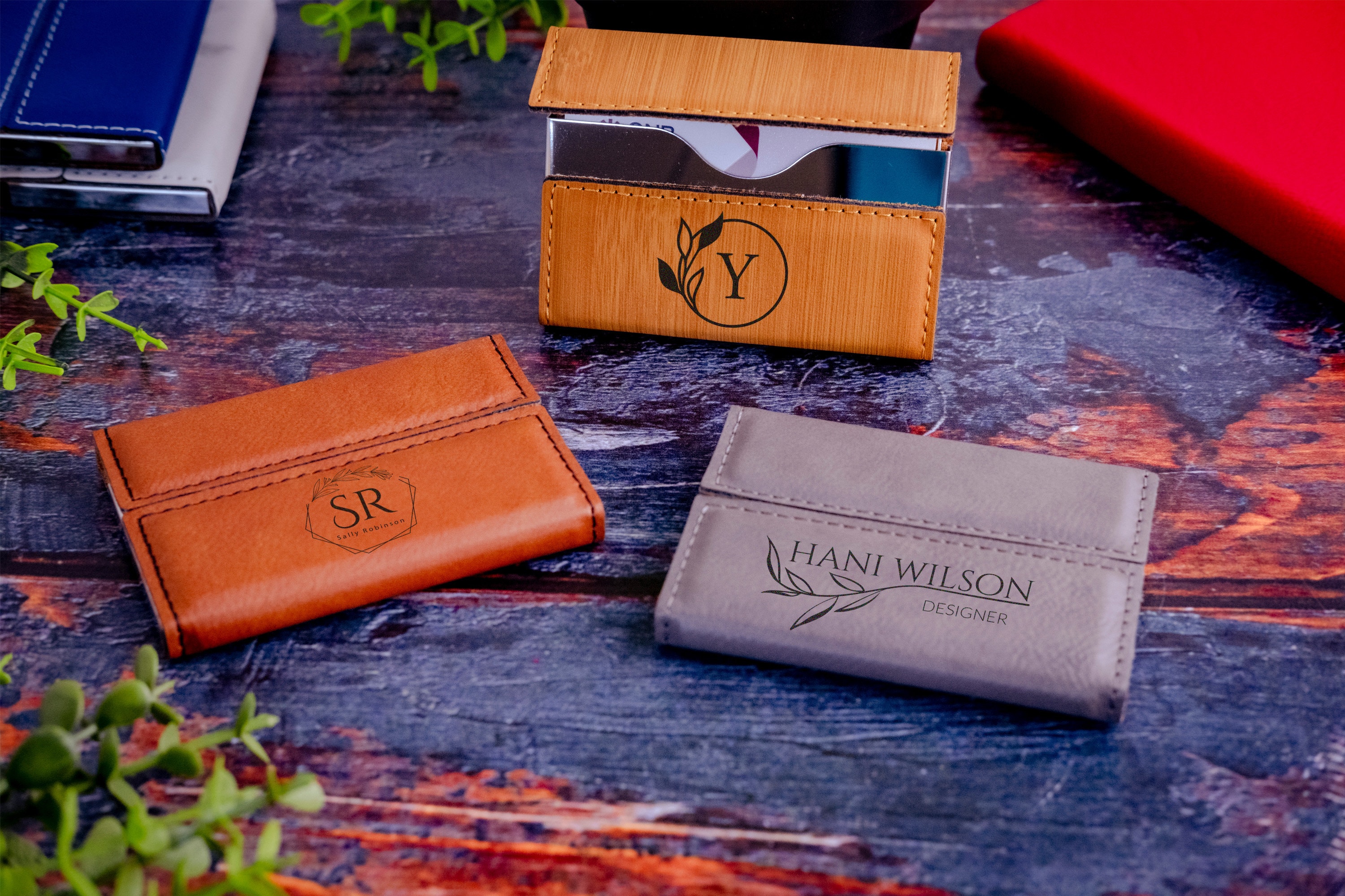 Customized Business Card Holder, Business Card Holder for Purse