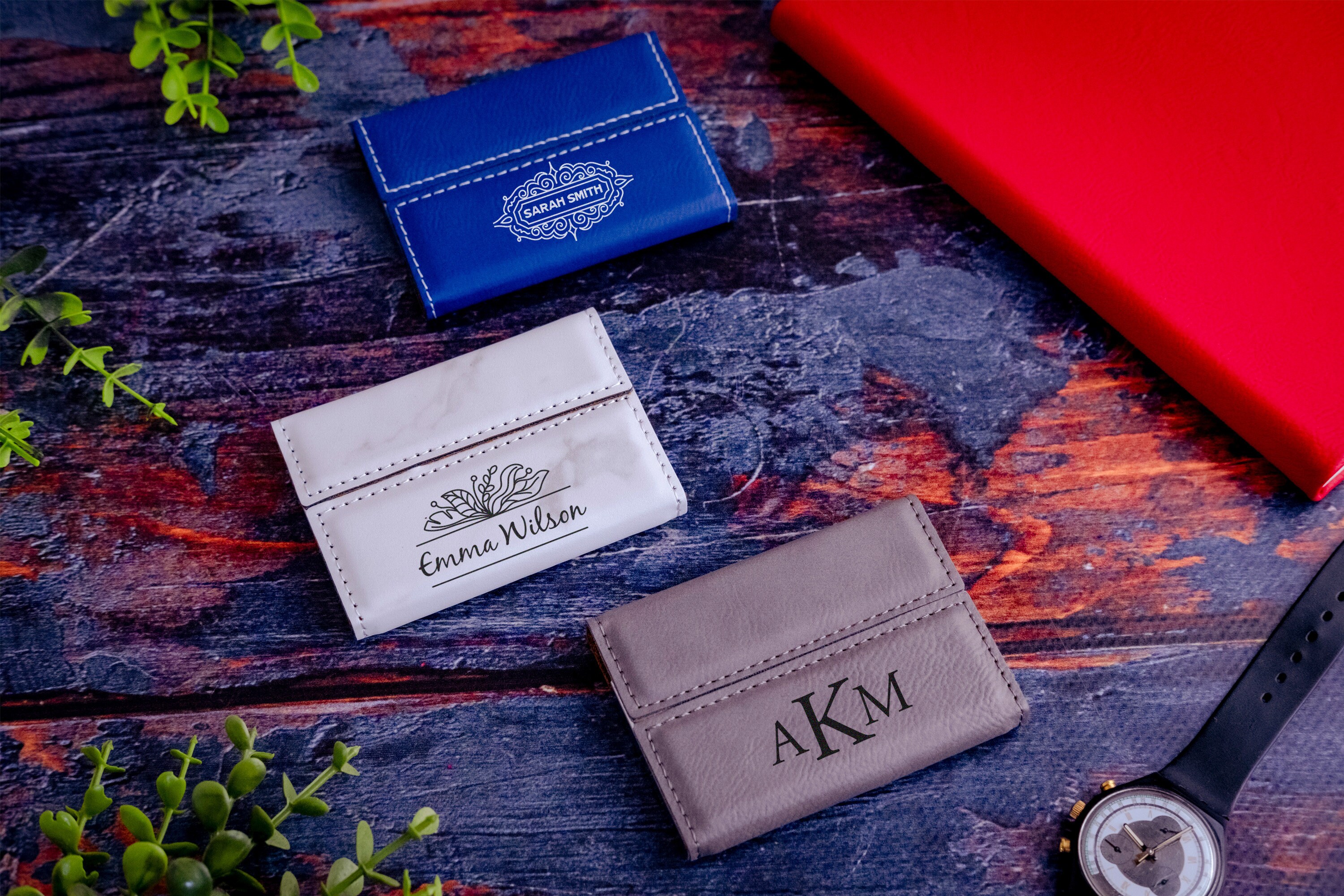 Customized Business Card Holder, Business Card Holder for Purse
