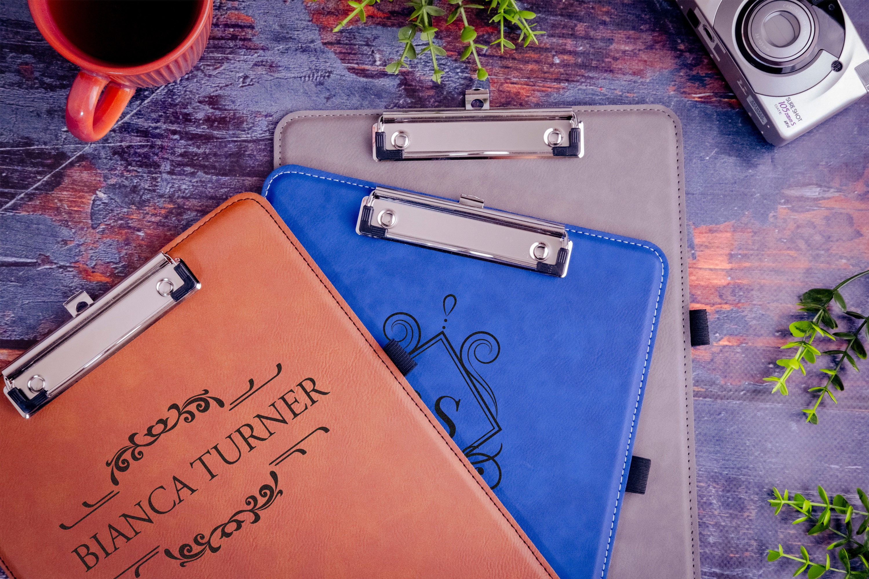 Customized Clipboard, Leather Clipboard, Personalized Clipboard for