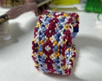Textile Patterned Bracelet