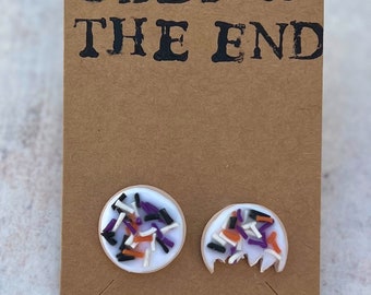 Halloween Sugar Cookie Stud Earrings