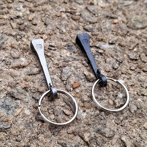 Hand Forged Horseshoe Nail Keyring | Keychain | Pendant | Charm | Trinket, Blacksmith Made, Great Gift Idea, Horse Lover, Keyring Included