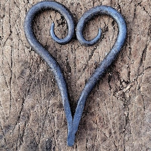 Iron Heart Keychain - Etsy