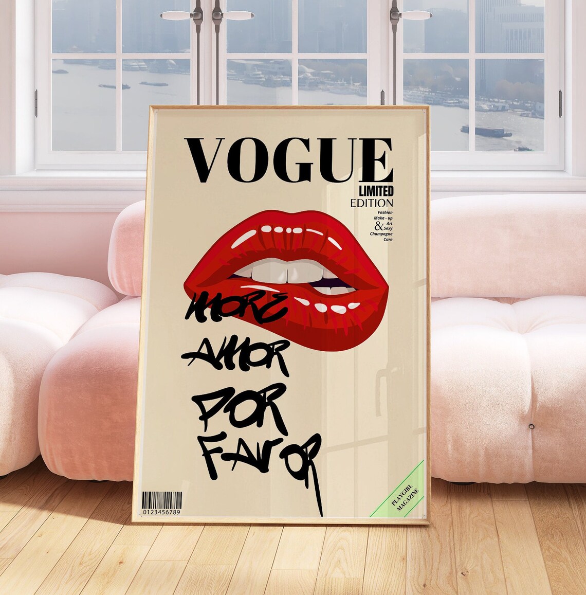 Trendy Vogue Print, Vintage Vogue Poster, Luxury Print, Trendy Wall Art