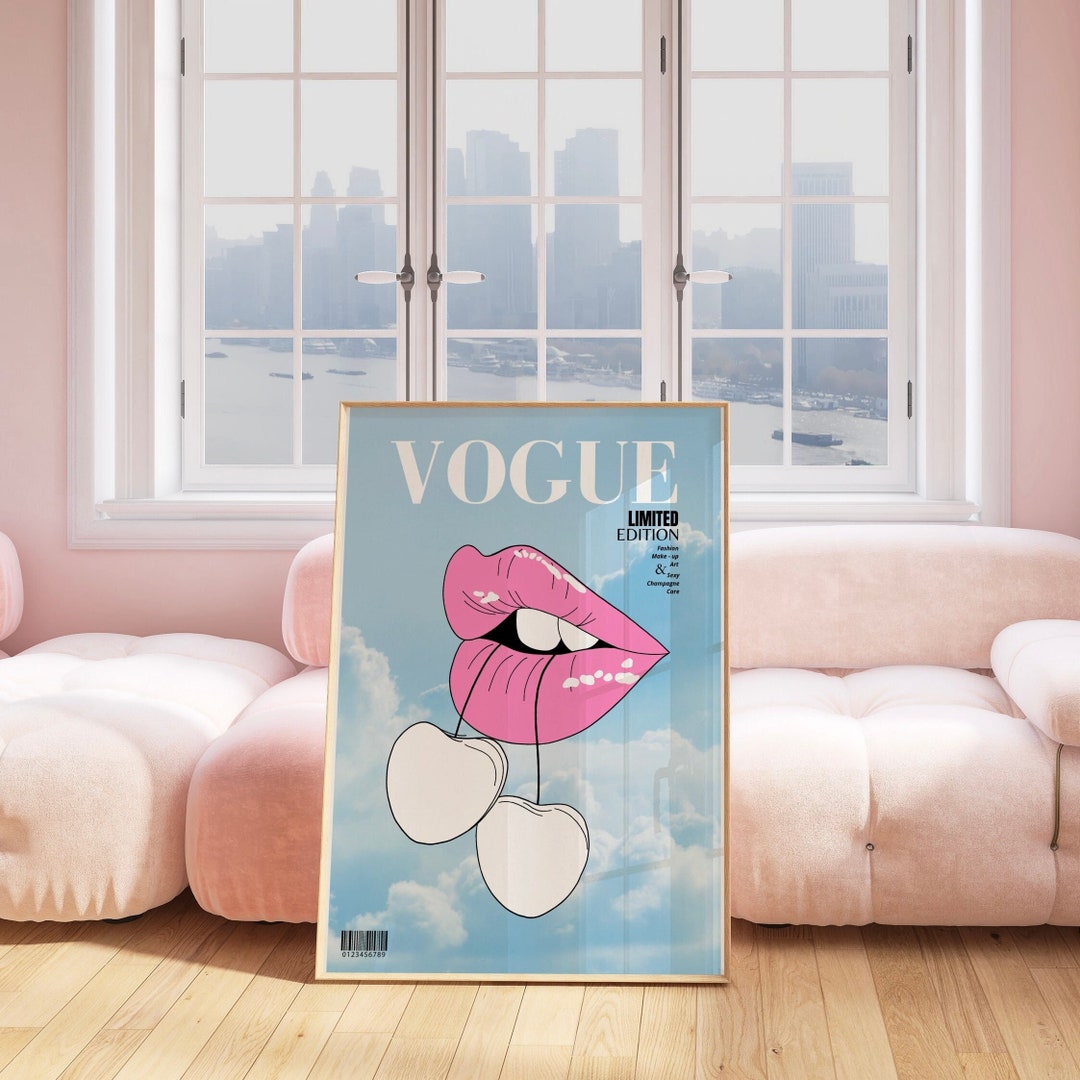 Trendy Vogue Print, Vintage Vogue Poster, Luxury Print, Trendy Wall Art