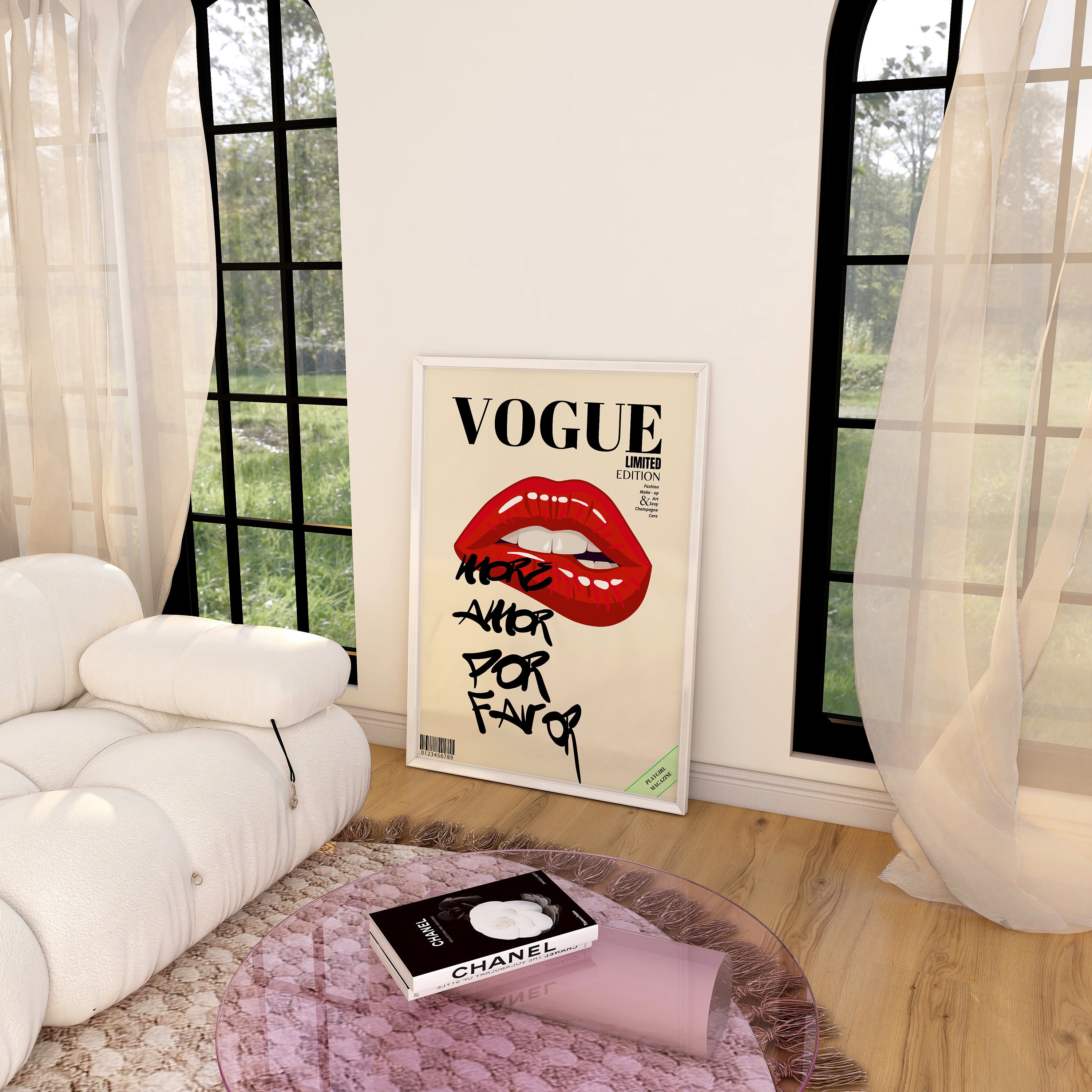 Trendy Vogue Print, Vintage Vogue Poster, Luxury Print, Trendy Wall Art