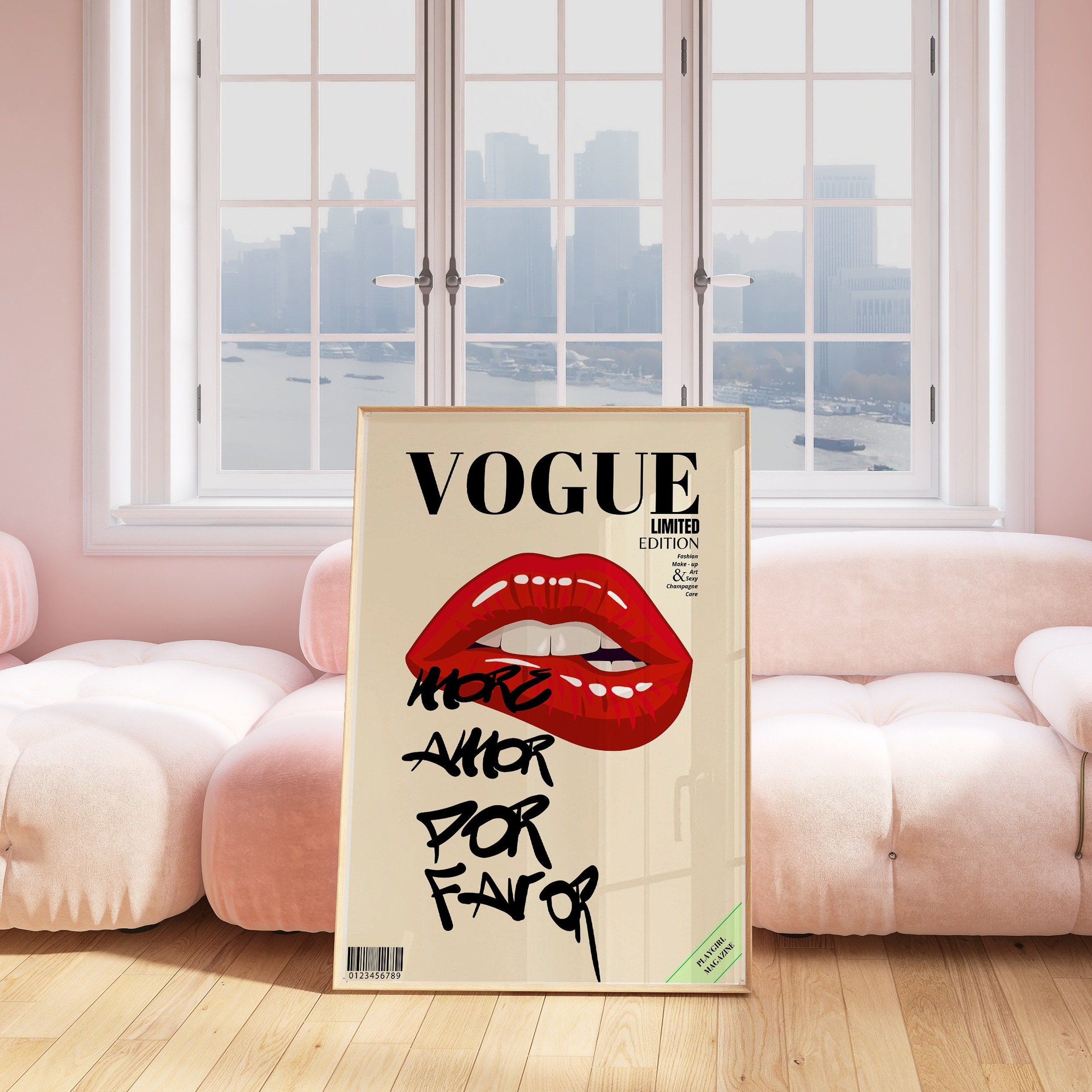 Trendy Vogue Print, Vintage Vogue Poster, Luxury Print, Trendy Wall Art