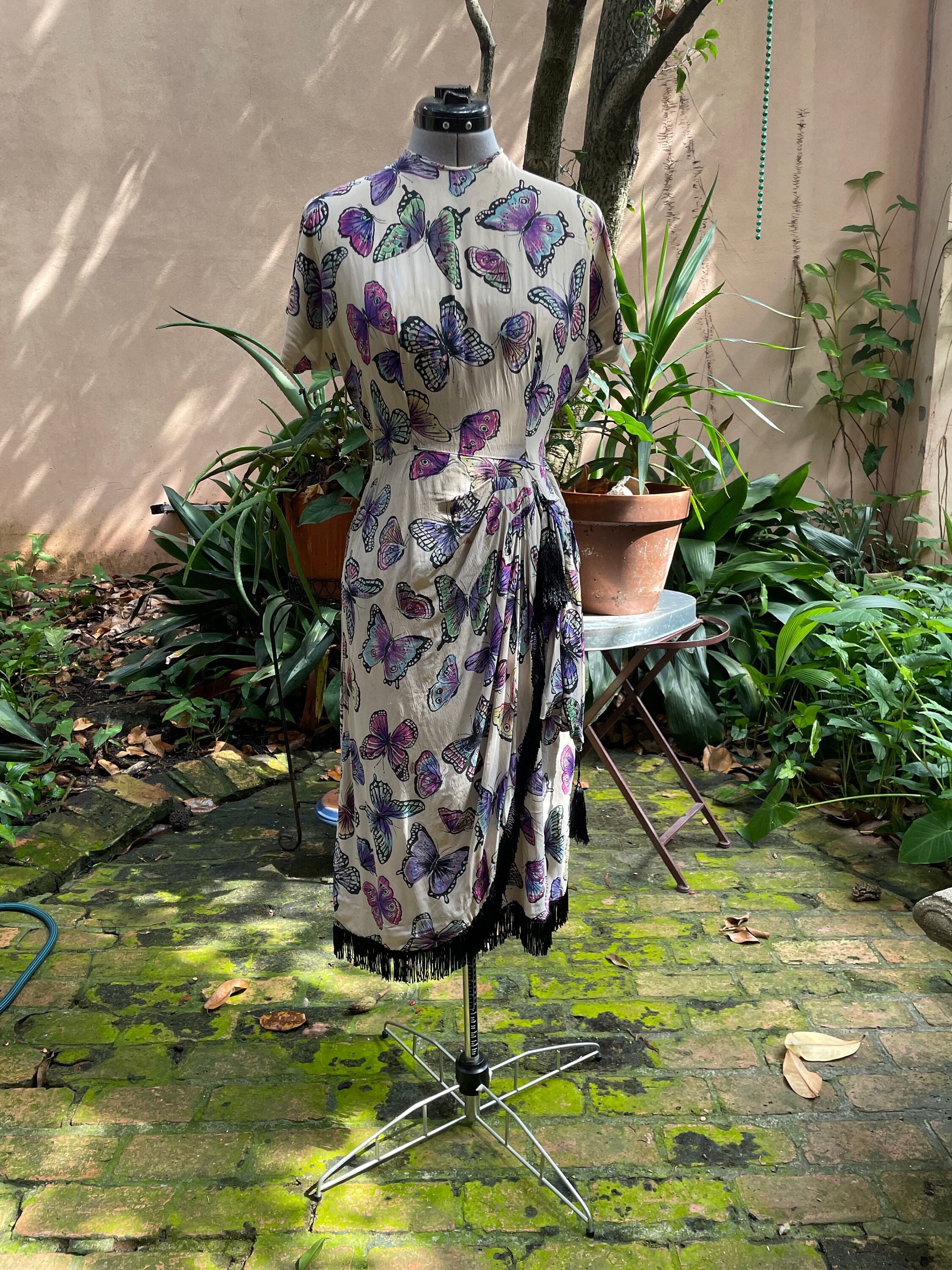 1940s silk 2025 dress