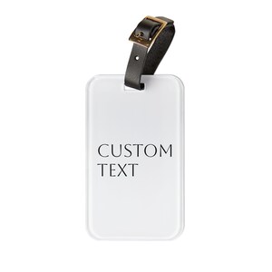 Etiqueta de equipaje personalizada, etiqueta de viaje personalizada, regalo para viajeros frecuentes, identificador único de maleta, viaje de vacaciones [...]