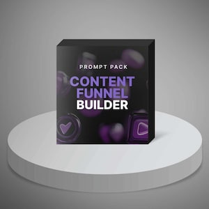 Content Funnel Builder Template for Marketing, Sales, & Lead Generation, Editable Digital Planner for Entrepreneurs