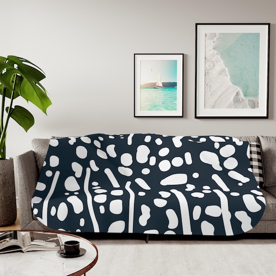 Whale Shark Sherpa Blanket: Cozy Marine Life Fleece Throw