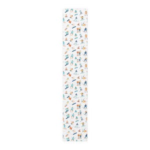 Snow Cabin And Truck Quilted Table Runner GFTOAB1245