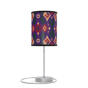 Table Lamp, southwestern style lamp, US|CA plug, home decor accent