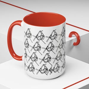 Ski Mug - Adventure Ski Lover Ceramic Cup, Mountain Theme Coffee & Tea Mug, Perfect Gift for Winter Sports Enthusiasts