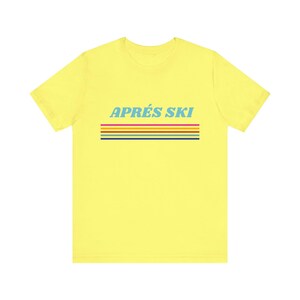 T-shirt Après Ski: elegante maglietta grafica invernale
