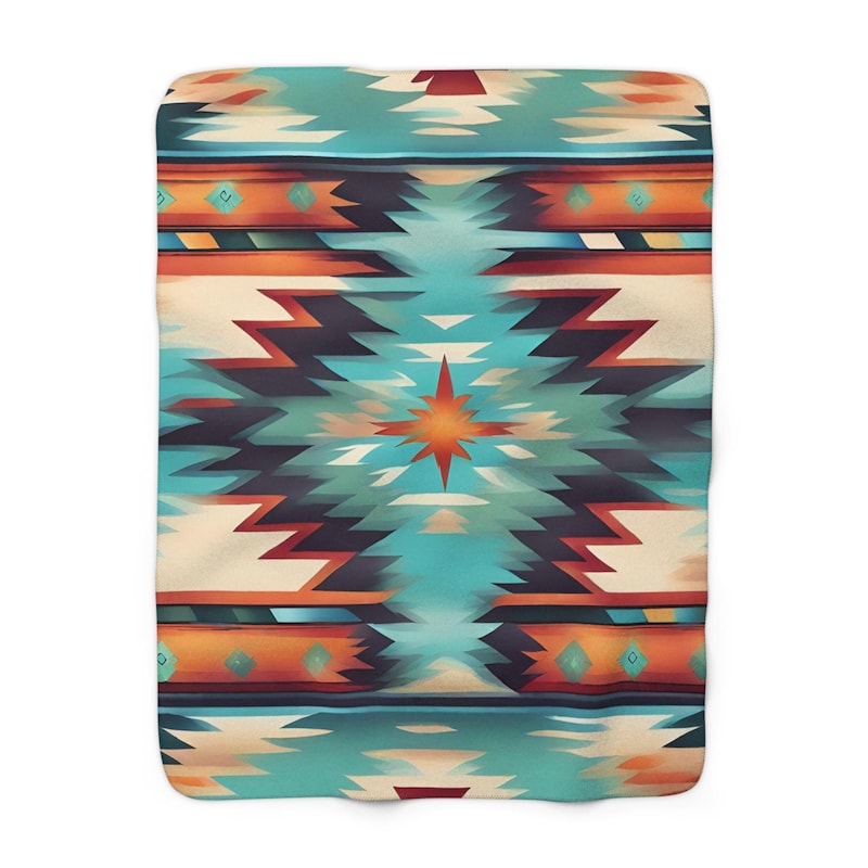 Sunset Tribes Quilted Blanket NCU0DK034 main image 0