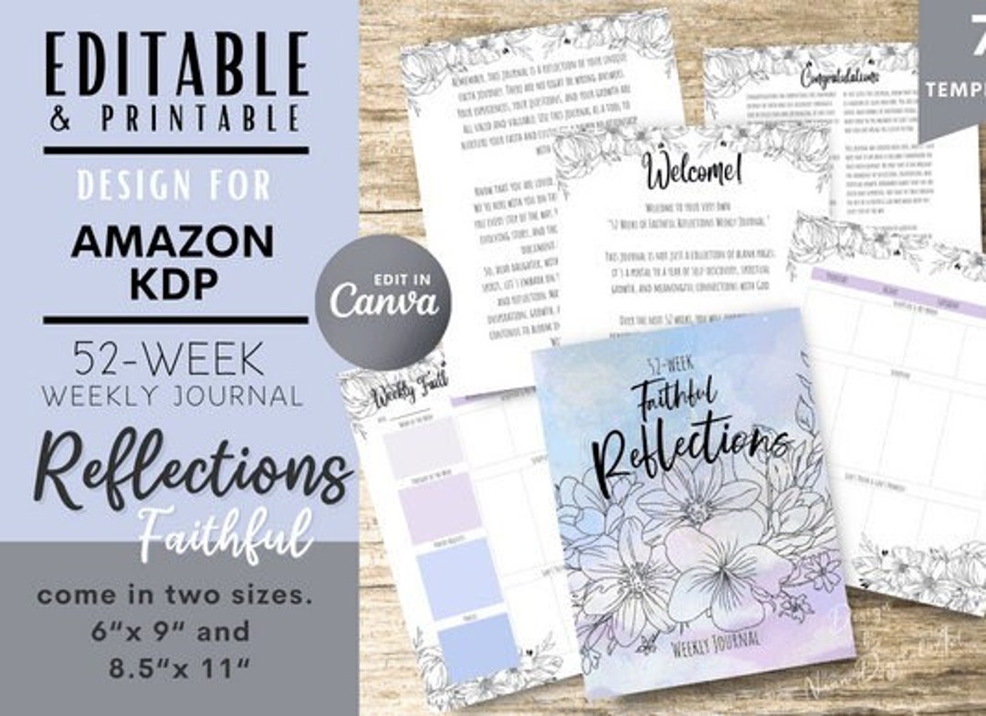 20242025 Faithful Reflection Weekly Journal Digital Etsy