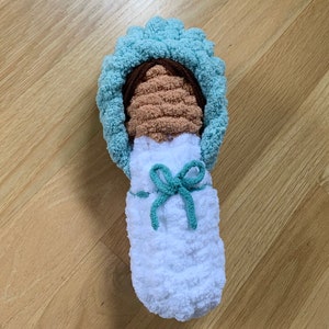Handmade Knit Mother Mary Doll: Catholic Gift, Baptism Gift