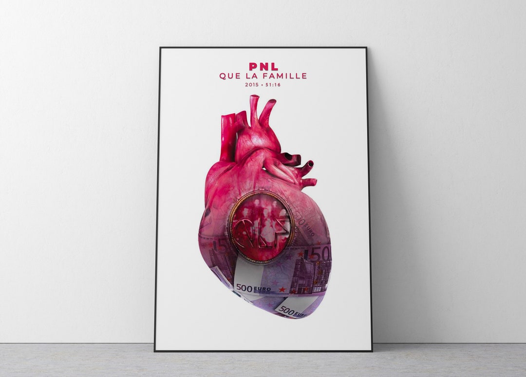 Album Poster Que La Famille by PNL Poster NLP Rapper - Etsy