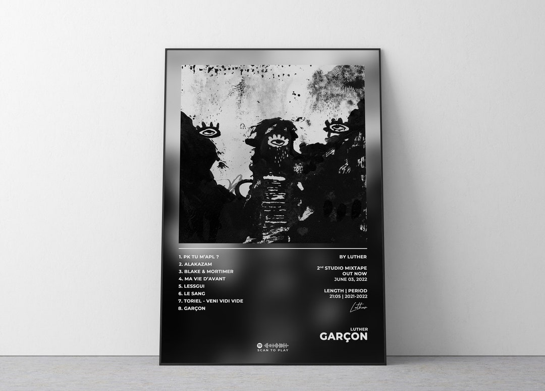 Album Poster Garçon de Luther Luther Poster Album Rapper Poster Album ...