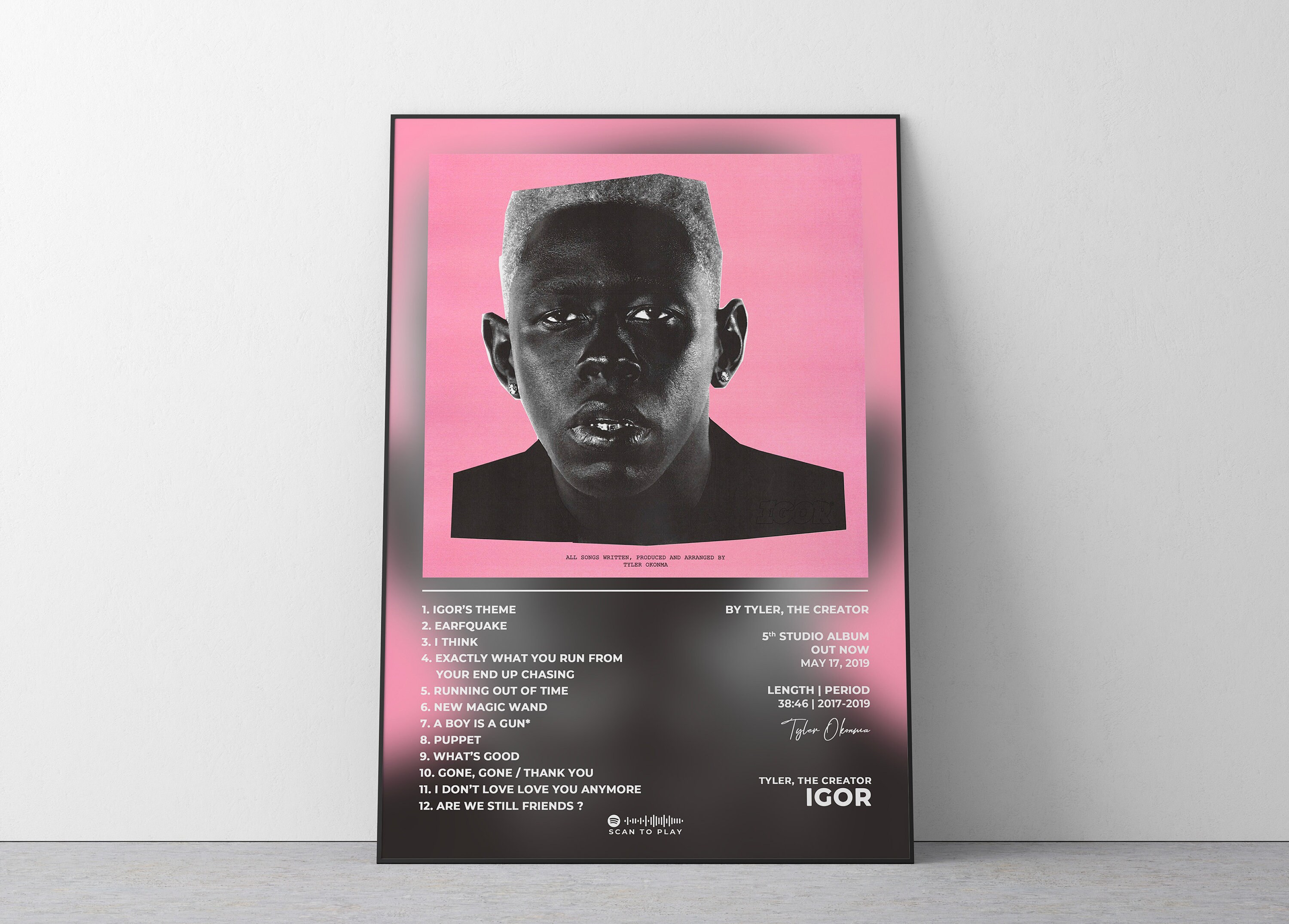 IGOR by Tyler, the Creator  Soundwave Art Print Poster – The Wav Room