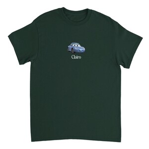 Clairo Cars Heavyweight Unisex Crewneck T-shirt afbeelding 4