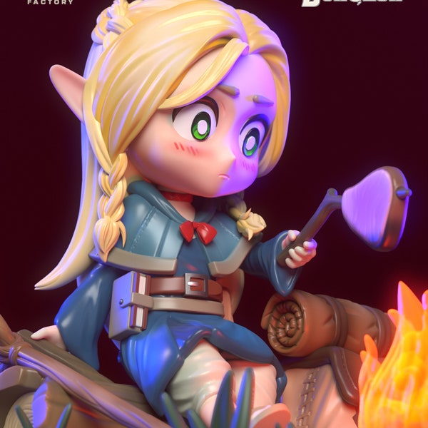Marcille Donato Delicious in Dungeon | Chibi | 3D Printed Model | Delicious in Dungeon Figure