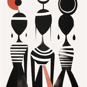 Abstrakte afrikanische Kunst, abstrakte afrikanische Poster-Kunst, schwarze Wandkunst, afroamerikanischer Kunstdruck, afrikanische Kunst, schwarzafrikanische Kunst, schwarzes Dekor