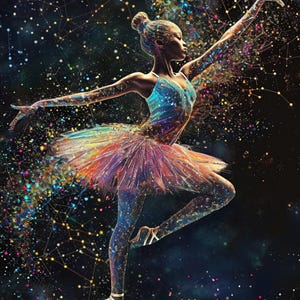 African American Ballerina, Ballet Art, African American Art, Black Art, Black Woman Art, Black Ballerina, Ballerina Art, Ballet Canvas