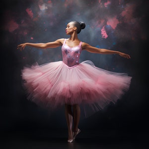 African American Ballerina, Ballet Art, African American Art, Black Art, Black Woman Art, Black Ballerina, Ballerina Art, Ballet Canvas